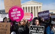 Abortus wordt gezien als het ultieme recht van de vrouw op haar eigen leven. Daarom noemt de Amerikaanse abortusbeweging zich ”pro choice”.  beeld Saul Loeb, AFP