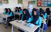 Onderwijs in Herat, Afghanistan. beeld EPA, Jalil Rezayee