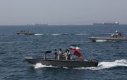 Iraanse militairen in de Perzische Golf. beeld AFP