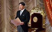 De Japanse keizer Naruhito. beeld AFP