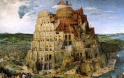 „Torens van Babel worden niet ongestraft gebouwd. Onze worsteling met taalverschillen in wetenschap en techniek laat dat zien.” Foto: ”Toren van Babel”, door Pieter Breugel. beeld Wikimedia
