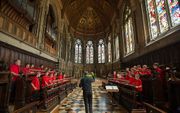 Het Kampen Boys Choir zingt in Cambridge. beeld Freddy Schinkel