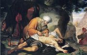 De barmhartige Samaritaan, schilderij uit de 18e eeuw. beeld Wikimedia