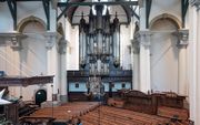 Het Timpeorgel in de Nieuwe Kerk in Groningen. beeld Sjaak Verboom