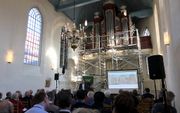 Dag van de Nederlandse Kerkgeschiedenis, zaterdag in de Trinitatiskapel in Dordrecht. beeld RD