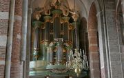 Het orgel in de Grote of Lebuïnuskerk in Deventer. beeld RD, Anton Dommerholt