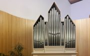 Het orgel van De Koff in de cgkv in Nijmegen. beeld commissie Muzikaal Profiel cgkv Nijmegen