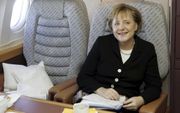 Merkel bij haar aantreden, 10 jaar geleden in 2005. AFP