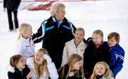 LAGE VUURSCHE. De kleinkinderen betekenen veel voor prinses Beatrix. Foto: in Lech, 2014. beeld ANP