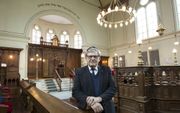 Voorzitter Ben Ketelaar van de Joodse gemeente Zwolle typeert zichzelf als “een libo”, liberaal orthodox. beeld RD, Anton Dommerholt