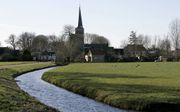 Het kerkeiland van het Friese dorp Nijland. beeld Sjaak Verboom