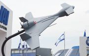 TEL AVIV. De door Israël geproduceerde kamikaze-drone Harop werd deze week voor het eerst boven Nagorno Karabach ingezet. beeld  Julian Herzog