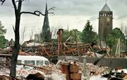 Ravage door de vuurwerkramp in Enschede. beeld RD, Anton Dommerholt