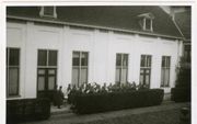 Duits muziekkorps op de binnenplaats. Foto Paleis het Loo