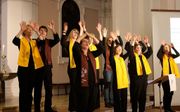 Duitse doven 'zingen' een geestelijk lied. Foto egg-bayern.de