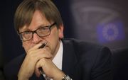 Guy Verhofstadt: Wie twijfelt aan het federale Europa, is een ongelovige, die met minachting wordt behandeld. Foto ANP
