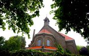 De kerk van de Parochie H. Margarita Maria in Tilburg, waar Harm Schilder pastoor is.  Foto ANP