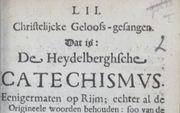 Titelblad van de catechismusberijming van Van Disselburg uit 1667. beeld RD