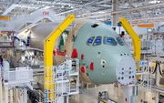 De Airbus350 XWB in de maak. Foto EPA