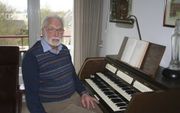 Engelbert Spronk nam kortgeleden afscheid als organist. Hij begeleidde 65 jaar kerkdiensten in Lexmond en Schoonrewoerd. Beeld André Bijl