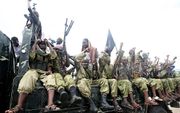 Strijders loyaal aan al-Shabaab. Beeld AFP
