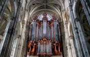 Het orgel van Van den Heuvel in de Saint-Eustache in Parijs. Beeld Wikimedia