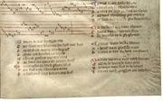 DEN HAAG. Een van de bekendste liederen in het Gruuthuse-handschrift is ”Egidius, waer bestu bleven?”. beeld Koninklijke Bibliotheek Den Haag