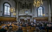 In de Middelburgse Oostkerk had zaterdag een -drukbezocht- congres plaats over persoon en werk van ds. Bernardus Smijtegelt. Beeld Dirk-Jan Gjeltema