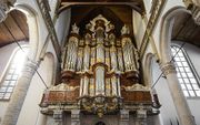 Het orgel in de Oude Kerk in Amsterdam. beeld Maarten Nauw