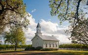 Kerkje in Willamette Valley, in de Amerikaanse staat Oregon. beeld iStock