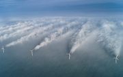 Ook windmolens blijken een aandeel te leveren aan de opwarming van de aarde. beeld whatsupwiththat.com