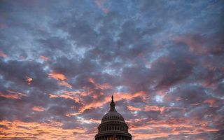 Het Capitool in Washington, zetel van het Amerikaanse Congres. beeld AFP