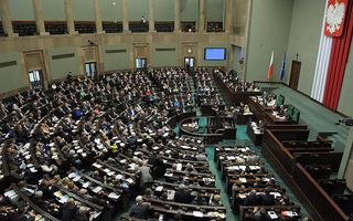 Het Poolse parlement heeft dinsdag besloten om geregistreerd partnerschap voor homostellen niet goed te keuren. Foto EPA