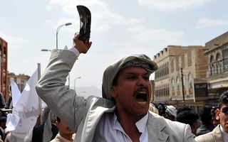 Protest vrijdag in Jemen. Foto EPA