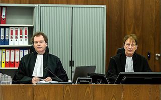 Hoger beroep van de Amsterdamse zedenzaak tegen hoofdverdachte Robert M. en zijn echtgenoot Richard van O. Foto ANP