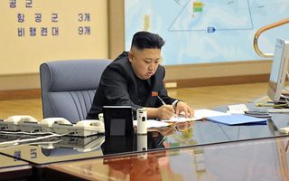 Noord-Korea’s leider Kim Jong-un. Foto EPA