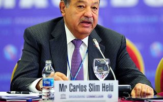 De Mexicaanse miljardair Carlos Slim. Foto EPA