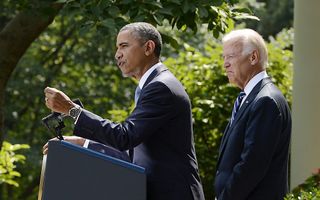 President Obama gaf zaterdagavond een verklaring over Syrië. Foto EPA