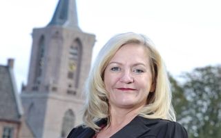Lijsttrekker en wethouder Rita van de Groep van de CAP. beeld gemeente Bunschoten