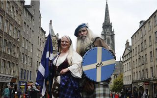 De meeste Schotse kerken willen geen partij kiezen rond de onafhankelijkheid van Schotland. beeld EPA