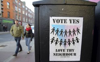 Ierland stemt vrijdag over het homohuwelijk. beeld AFP