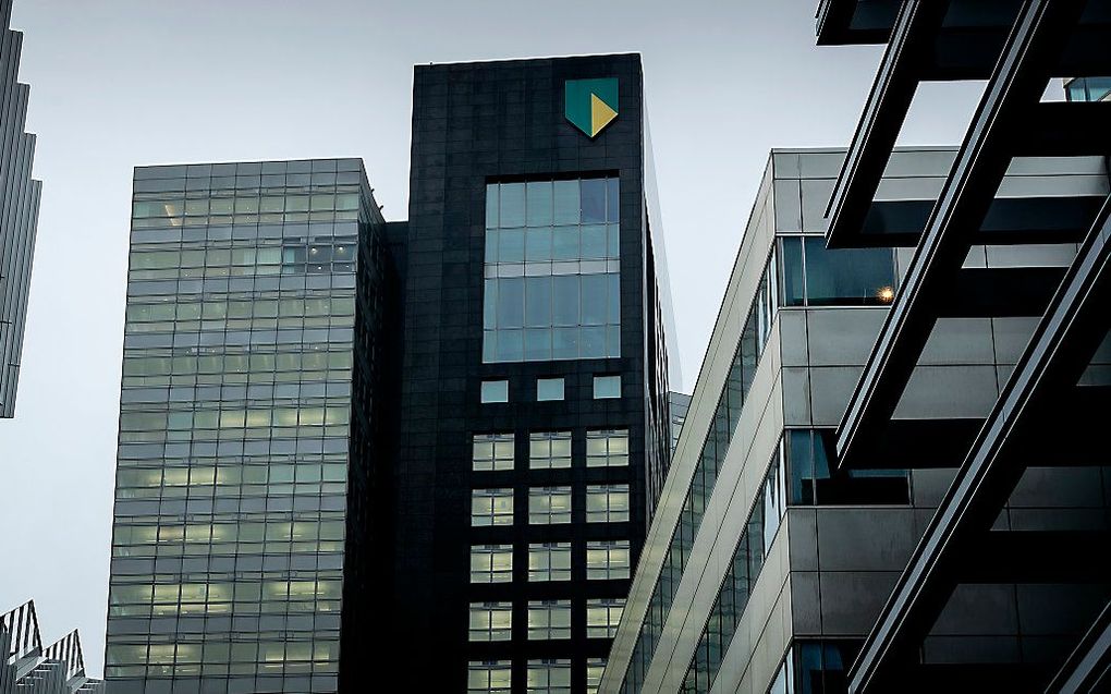 Het hoofdkantoor van ABN AMRO in Amsterdam. beeld ANP