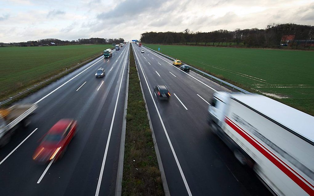 De A2 bij Hamm, Duitsland. beeld EPA