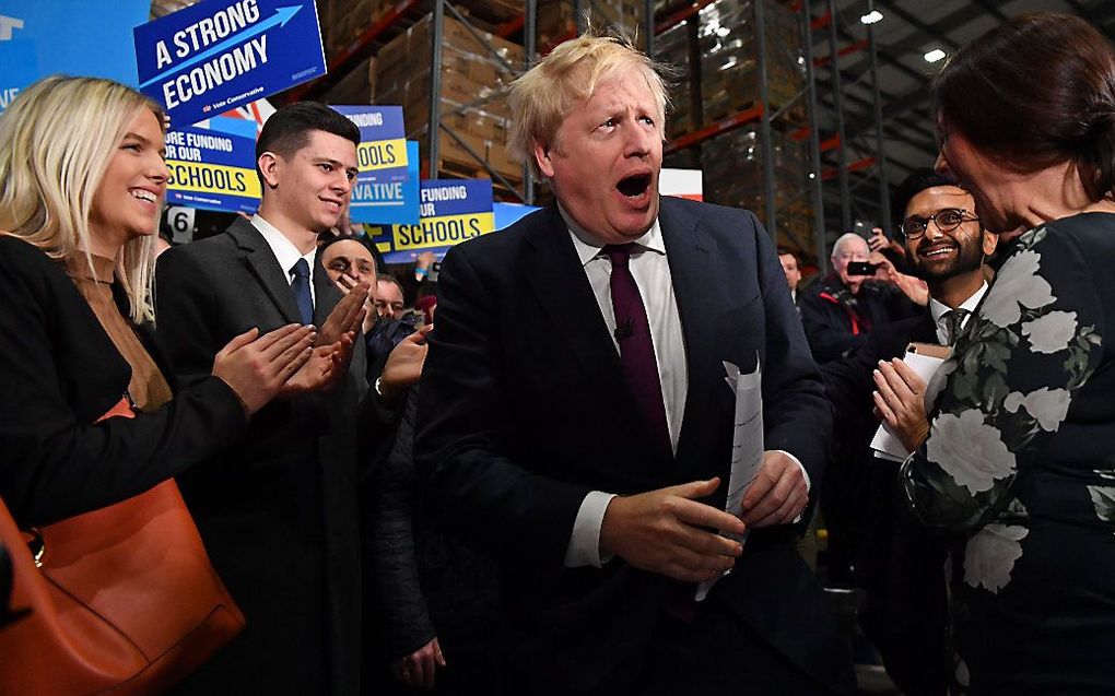 De Britse premier Boris Johnson. beeld AFP