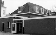 Het gebouw van de hersteld hervormde evangelisatie in Scheveningen. beeld Maarten Balyon