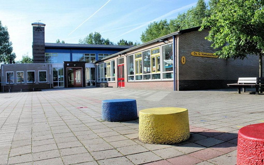 De Ds. G. Voetiusschool in Katwijk. beeld Ds. G. Voetiusschool