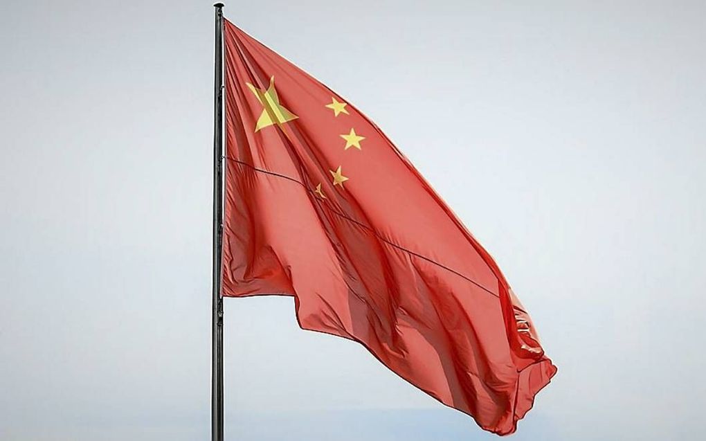 De Chinese vlag. beeld EPA, Clemens Bilan