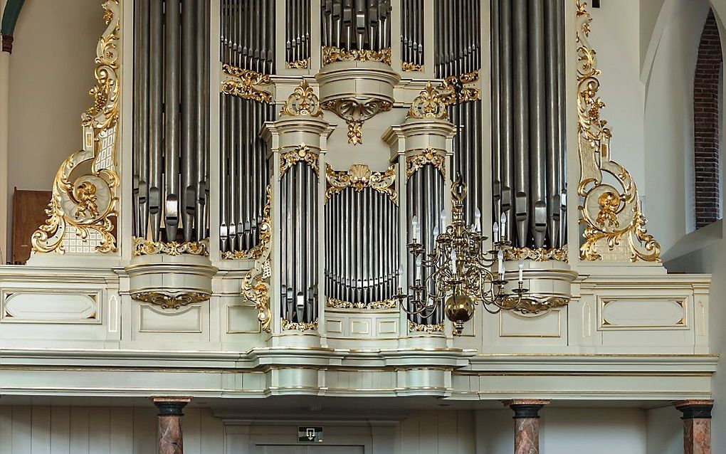 Het Van Damorgel in de Oude Kerk in Ede. beeld Oude Kerk Ede