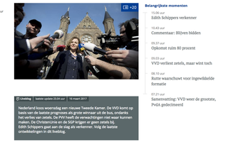 Nederland ging op 15 maart naar de stembus. De webredactie van RD.nl hield gedurende een aantal dagen een liveblog bij.