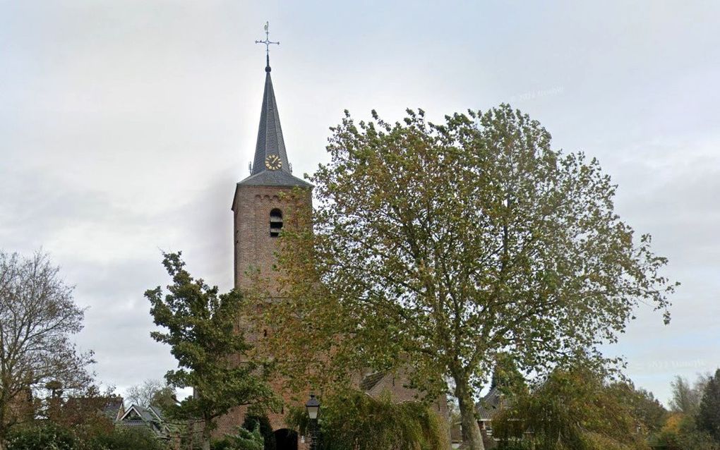 Hervormde kerk te Nieuwland. beeld Google Street View